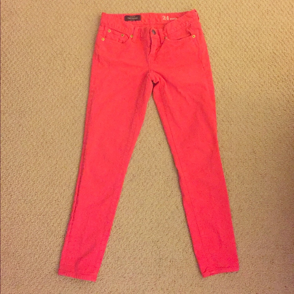 J. Crew Toothpick Ankle Jeans